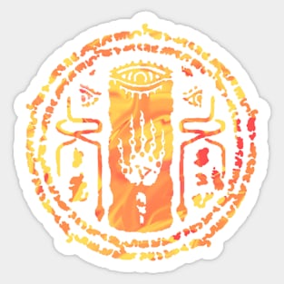 Zonai Orange Flame Swirl (Totk) Sticker